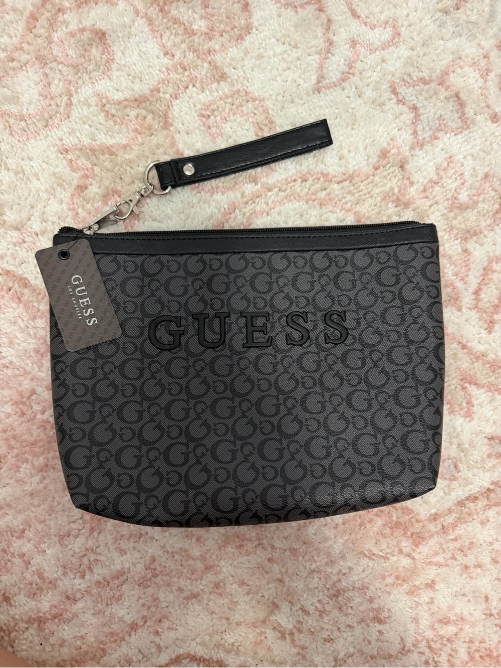 GUESS Logo Rodney Travel Wrislet Pouch